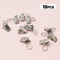 ราคา On Sale 10Pcs คลิปตะขอม่านอาบน้ำหน้าต่างแบบม่านโลหะไม้แขวนแข็งแรงที่ยึดผ้าม่านทนทาน (21340354153)