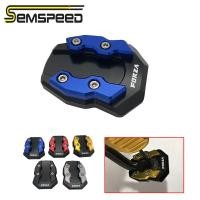 ราคา SEMSPEEDสำหรับHonda Forza 350 300 250 125 Forza300 2017 2018 2019 2020รถจักรยานยนต์Kickstandเท้าด้านข้างKick Stand Pad Extensionขยายแผ่น (5446842826)