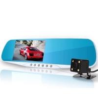 ราคา กล้องติดรถยนต์ หน้าหลัง ติดกระจกมองหลัง หน้าจอ 4 3 นิ้ว 1920X1080 กลางคืนชัดสุดๆ A50 (19202324024)