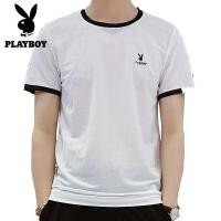 ราคา PLAYBOY เสื้อยืดแขนสั้นชายสไตล์ใหม่ฤดูร้อนเสื้อยืดแขนสั้นชาย (631184049)