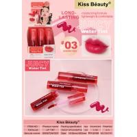 ราคา 70574 03 ลิปทินท์ สีสวย ชัด ติดทนนาน โทนสีเเดง มี4 สี kiss beauty (21267134306)