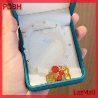 ราคา PDBH Fashion Store แฟลชเซลเครื่องประดับแฟชั่นสร้อยข้อมือลูกปัดข้อต่อไม้ไผ่สไตล์จีนสำหรับผู้หญิงถั่วลิสงโชคดี Fu สัญลักษณ์ตัวอักษรสร้อยคอแบบจี้ห้อยของขวัญวันเกิด (21256108459)
