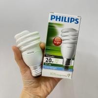 ราคา หลอดไฟ 20W หลอดประหยัดไฟ หลอดฟิลิปส์ หลอดขั้วเกลียว E27 Philips หลอดทอร์นาโด Tornado แสงขาว แสงวอร์ม 20วัตต์ หลอดเกลียว 220V (20679676143)