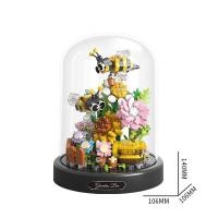 ราคา บล็อกไม้กุหลาบช่อดอกไม้ DIY ของขวัญวันวาเลนไทน์วันเกิดสำหรับเด็กผู้หญิงของเล่นประกอบของขวัญสำหรับเพื่อนสาวคู่รัก (20906095255)