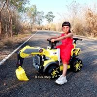 ราคา D Kids รถแบตเตอรี่เด็ก รถเด็กนั่งแมคโครตักดิน รุ่นใหม่ที่ตักดินใช้ระบบไฟฟ้า มีกระบะพ่วงท้ายLnc2021 (15526634862)