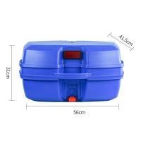 ราคา กล่องเก็บของท้ายมอเตอร์ไซต์ กล่องหลัง กล่องท้ายรถ กล่องใส่ของท้ายมอเตอร์ไซต์ ขนาด 47ลิตร (21203948612)