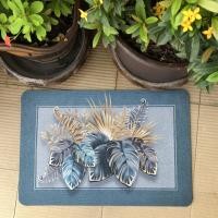 ราคา พรมเช็ดเท้ายางพาราลายหินญี่ปุ่น ซับน้ำดีที่สุด พรมเช็ดเท้าขนาด40x60CM แห้งเร็ว พรมห้องน้ำ (12704493659)