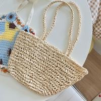 ราคา กระเป๋าสานสะพายไหล่ วัสดุธรรมชาติ กระเป๋าสไตล์เกาหลี (19409137245)