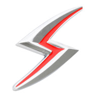 ราคา โลโก้ นิสสัน ซิลเวีย ติดกระโปรงหน้า รถยนต์ งานโลหะ S14 S15 Nissan Silvia modified metal lightning car emblem (9019704126)