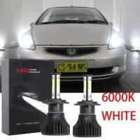 ราคา ชุดหลอดไฟหน้าฮาโลเจน LED 2005 6000K 6001 2008 แบบเปลี่ยน สําหรับ Honda Jazz GD 2001 2008 2PCS (19768595678)