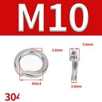 ราคา แหวน แหวนสปริง แหวนรอง กันคลาย สแตนเลส 304 M2 M2 5 M3 M4 M5 M6 M8 M10 M12 Spring Washer Stainless Steel (21173492218)