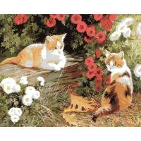 ราคา ระบายสีด้วยตัวเลข40 50ซม กรอบรูปดีไอวายระบายสีด้วยมือภาพวาดสีน้ำมันรูปแมวน่ารักการบีบอัดมือวาดด้วยมือการตกแต่งของขวัญวันเกิดชีวิตในบ้าน (17248870245)