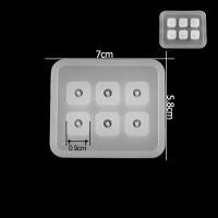 ราคา ต่างหูจี้ซิลิโคนแม่พิมพ์ยูวีอีพ็อกซี่เรซิ่นแม่พิมพ์ลูกบาศก์ลูกปัดหล่อแม่พิมพ์สำหรับ DIY เครื่องประดับทำสร้อยคอสร้อยข้อมือเครื่องมือ (11043917528)