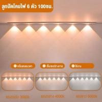 ราคา ไฟเซ็นเซอร์ โคมไฟ LED USB โคมไฟชาร์จได้ 3 Color Dimming ไฟเซ็นเซอร์ led ไร้สาย ไฟประดับตู้โชว์ (21122305661)