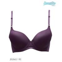 ราคา Jintana เสื้อชั้นใน เสริมโครง รุ่น Smoothie รหัส JB2863 สีแดงเลือดหมู (934690533)