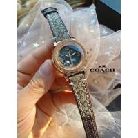ราคา นาฬิกา coac h มาใหม่ นาฬิกาแฟชั่น ผู้หญิง สายหนังซิกเนเจอร์โคทเพชรกลิ้ง จัดส่งจากไทย (17431222693)