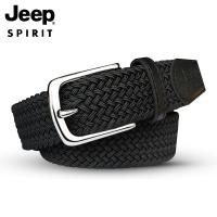 ราคา JEEP SPIRIT เข็มขัดถักผู้ชายเข็มขัดยางยืดไม่มีรูเข็มขัดผ้าแคนวาสสำหรับผู้ชายกางเกงยืดลำลองแบบธุรกิจเข็มขัดถัก (20716619494)