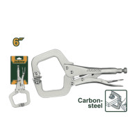 ราคา JADEVER คีมล็อคตัวซี รุ่น JDLP4106 ขนาด 6 C clamp locking plier อุปกรณ์ เครื่องมือช่าง งานช่าง เจทเวอร์ (21109564020)