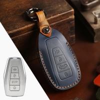 ราคา Luxury Leather Car Key Case Cover Fob for Geely Emgrand GS Vision Preface Bonjour Coolray Atlas NL3 X7 EX7 GT GC9 Keychain Shell (19632583620)