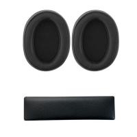 ราคา Suitable for SONY MDR 100ABN WH H900N ear pads earphone sleeve head beam sponge pad leather earmuffs เหมาะสำหรับ SONY MDR 100ABN WH H900N แผ่นรองหูฟังหูฟังหัว Beam Earmuffs (16254308468)