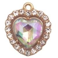 ราคา จี้หัวใจ Love heart pendants 19mm (18263985144)