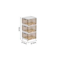 ราคา YEYA กล่องรองเท้าแบบหนากล่องรองเท้าแบบพับได้กล่องเก็บของพับได้ตู้รองเท้าใสแบบลิ้นชักตู้รองเท้าพลาสติกกันฝุ่นอเนกประสงค์ (21301406236)