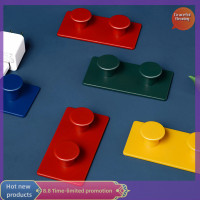 ราคา สง่างามชุด4ชิ้นบล็อคก่อสร้างกุญแจตะขอตกแต่งหลังประตูตะขอติดผนังแขวนเสื้อคลุม (20390310977)