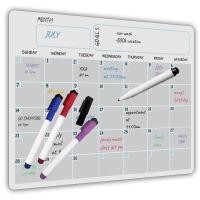 ราคา A3 Magnetic Whiteboard Dry Erase Calendar Set Whiteboard Weekly Planner for Refrigerator Fridge Kitchen Home 17X12 inch (12103078972)