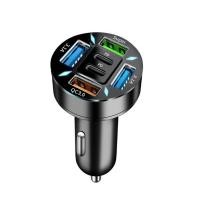 ราคา Toocki 66W 6พอร์ต Type C ที่ชาร์จไฟรวดเร็ว USB ที่ชาร์จแบตในรถ PD ที่ชาร์จแบตในรถ S อะแดปเตอร์สำหรับ Iphone Xiaomi Samsung Huawei (21254930112)
