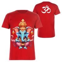 ราคา s 3xl เสื้อยืดพระเจ้าเศียรช้าง สวมมงกุฎทอง สวมชุดสีชมพู พิมพ์ลายการ์ตูน cotton 100 คอกลม วัฒนธรรมทางศาสนาไทย เสื้อเชิ้ตทางศาสนา เสื้อเชิ้ตมงคล เสื้อพระสงฆ์ ขอพร ราคาถูก Ganesa T shirts (20861146566)