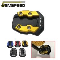ราคา SEMSPEEDสำหรับHonda Forza 350 300 250 125 Forza300 2017 2018 2019 2020รถจักรยานยนต์Kickstandเท้าด้านข้างKick Stand Pad Extensionขยายแผ่น (5446842825)