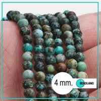 ราคา 4 มิล แอฟริกันเทอร์ควอยซ์ หินแท้ หินนำโชค หินมงคล หินเส้นยาว หินแบ่งขาย หินร้อยสร้อย ร้อยกำไล by ฺBeadland (20795929534)