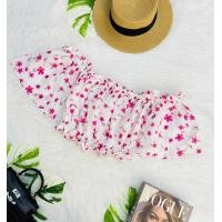 ราคา ครอปปาดไหล่ เเขนระบายสม็อค (18622197887)