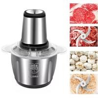 ราคา เครื่องบดเนื้อไฟฟ้า เครื่องบดอาหารสแตนเลส เครื่องบดสับอาหารไฟฟ้า เครื่องบดสับอเนกประสงค์ 2 ลิตร Electric Chopper Meat Grinder Deemart (13849155057)