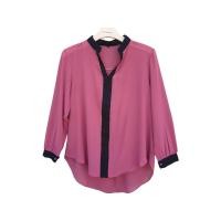 ราคา เสื้อชีฟอง คอจีน แขนยาว ผ้านุ่ม (8865393053)