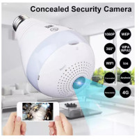 ราคา กล้องหลอดไฟ Panoramic Bulb camera กล้อง IPWiFI Wireless กล้อง IP คมชัดระดับ Full HD 960p 1 3 mp เลนซ์ Fisheye 360 องศา LED Infrared Night vision Day Night 2 way Talk 1486 (1389224260)