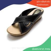 ราคา มาใหม่ รองเท้าผู้หญิง ส้นสูง ส้นเตารีด หน้าไขว้ สูง 2 นิ้ว (16355364939)