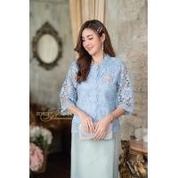 ราคา Forget Me Not เสื้อลูกไม้คอจีน แต่งกระดุมด้านหน้า แขนบาน ยาว 5 ส่วน เนื้อผ้าลูกไม้อิตาลี่ ลายสวยมากค่ะ (7189596409)