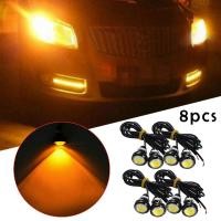 ราคา ชุดไฟถ่ายภาพกระจังหน้ารถยนต์ไฟ LED สีเหลืองอำพันสำหรับ Ford SUV ชุด8ชิ้น (21272937694)