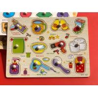 ราคา ของเล่นเสริมพัฒนาการ ของเล่นฝึกสมาธิจิ๊กซอไม้ มี 12 แบบ ให้เลือก ตัวต่อไม้ จิ๊กซอabc กระดานคำศัพท์ กระดานตัวเลข (3912406523)