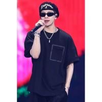 ราคา เสื้อยืดสีดำแบบ Jackson wang Got7 (17641182610)