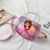 ราคา กระเป๋าสะพายข้างสำหรับผู้หญิงคนแรกจากโซเฟียเจ้าหญิงเด็กผู้หญิงกระเป๋าแฟชั่นกระเป๋าหิ้วเลเซอร์สำหรับเด็กกระเป๋าถือลูกปัดหนัง PU (13297550960)
