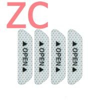 ราคา zc สติ๊กเกอร์สะท้อนแสง สติ๊กเกอร์ตกแต่งรถยนต์ สำหรับติดข้างประตูรถยนต์ 4 ชิ้น (15994474914)