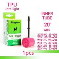 ราคา RideNow ยางจักรยานในท่อเบามาก700X18 23c 25c 28 32ถนนจักรยานเสือภูเขาวัสดุ TPU ยาว65มม เบามากวาล์วฝรั่งเศส (18528918700)