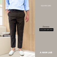 ราคา ลายตาตราง กางเกงสแล็ค ขากระบอกเล็ก A MAN LAB กางเกงขายาว ผู้ชาย กางเกงขายาว ชาย กางเกงชิโน่ by A MAN LAB กางเกงผู้ชาย กางเกงทำงานชาย กางเกงขาย (19735977767)
