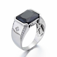 ราคา Fashion Jewelry Womens 18k White Gold Plated Copper Zircon Wedding Ring Us Size 8 15 (120814478)