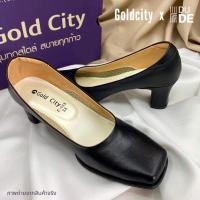 ราคา C013 D116 รองเท้านักศึกษา DUDE Gold City หัวตัด ส้นสูง 2 นิ้ว คัทชูนักศึกษา คัทชูทางการ รองเท้ารับปริญญา มีซับฟองน้ำ พร้อมส่ง มีเก็บปลายทาง (18149409223)