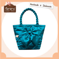ราคา FERERA เฟอเรร่า กระเป๋าถือขนาดเล็กผ้าซาติน (6316078698)