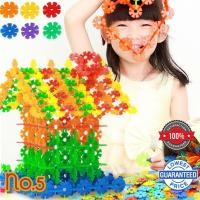 ราคา No 5 100 ชิ้น บล๊อกตัวต่อ รูปเกล็ดหิมะ ของเล่นเสริมพัฒนาการ พัฒนาทักษะเด็ก ของเล่นตัวต่อเกล็ดหิมะหลากสี (10558381670)