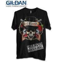 ราคา เสื้อยืดผู้ชาย Kaos GUNS N ROSES Nice Boys Dont Play Rock Roll GILDAN Tshirt (19804228893)